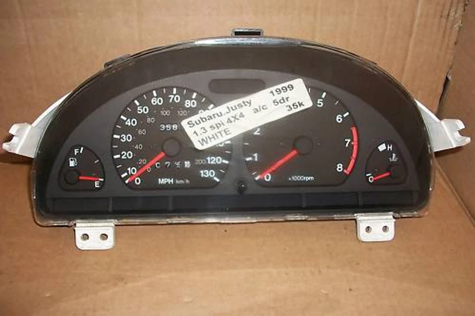 SUBARU JUSTY 1999 1.3 SPI SPEEDO INSTRUMENT CLUSTER 34100-80EEO / 34100-8ED - Image 1 of 1