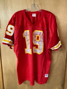Maglia calcio vintage Kansas City Chiefs Joe Montana Wilson NFL - taglia XL - Foto 1 di 2