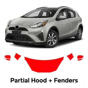 Hood Precut PPF Paint Protection Film For Toyota Prius C 2018-2019 - Picture 1 of 8