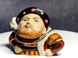 Porcelain Pot Kevin Francis Face of Henry VIII Version 2 Boxed Trinket Box - Picture 1 of 18