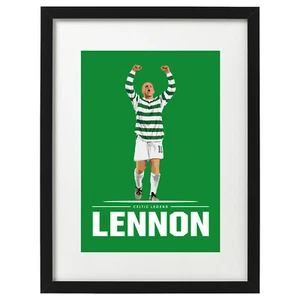 Neil Lennon Glasgow Celtic Legend Kunstdruck / Poster - Bild 1 von 2