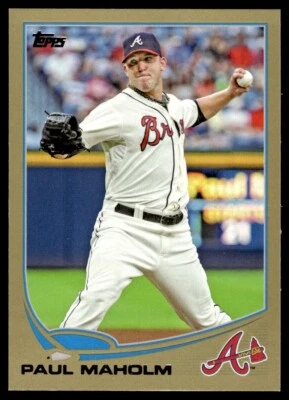 2013 Topps Gold Paul Maholm 0723/2013 Atlanta Braves #477 - Image 1 of 2