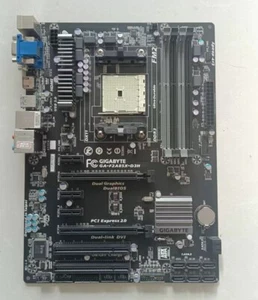 Gigabyte GA-F2A85X-D3H Socket FM2 Desktop Motherboard DDR3 AMD VGA+DVI - Picture 1 of 2