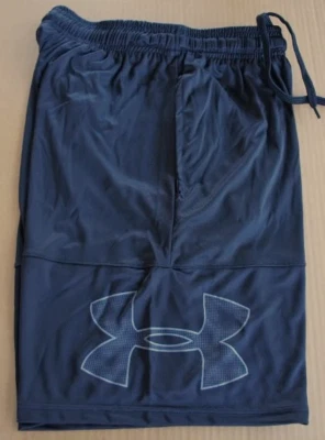 NEW Under Armour Men Gym Loose HeatGear Athletic Graphic Logo Shorts M L XL XXL - Image 1 of 4