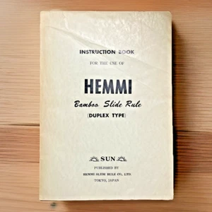 Instruction Book ~ Hemmi Bamboo Slide Rule ~ Duplex Type ~ 1957 ~ Japan - Picture 1 of 5