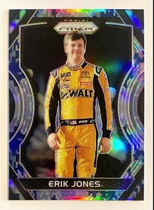 2018 Prizm Racing Erik Jones Black Camo Prizm Refractor SP Parallel #7 Petty GM