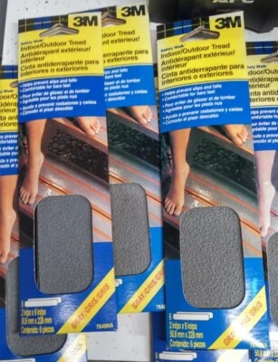 Banda de rodadura adhesiva de seguridad marina de 3 m para interiores y exteriores paquetes de 6 Foto 1 de 3