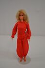 Live Action Barbie Blonde Hair Doll 1971 w/ Red Jumpsuit Outfit Mattel #1152