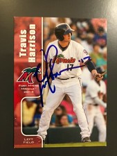 Minnesota Twins TRAVIS HARRISON autographed 2014 Grandstand Fort Myers Miracle
