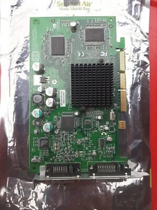AGP NVIDIA GeForce4MX 32 MB ADC and DVI Video Card - Picture 1 of 4