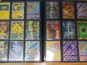 Pokemon 100 OFFICAL TCG Cards Lot Ultra Rare GUARANTEED EX GX V VMAX MEGA + HOLO - Picture 1 of 16