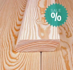 Rhombusleisten 30°, 28 x 96 mm, Sib. Lärche, Premium Fassadenholz Zaun, Muster - Bild 1 von 38