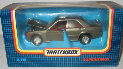 MATCHBOX SUPER KINGS K-115 MERCEDES BENZ 190E 2.6-16V SIN USAR, EN CAJA Foto 1 de 4