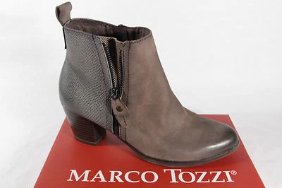 Marco Tozzi Women's Boots Ankle Boots Boots Mud/Grey NEW! - Image 1 of 4