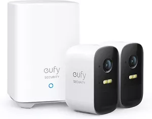 eufy Security eufyCam 2C 2-Cam Kit Outdoor Wireless Camera Battery 1080p IP67 - Picture 1 of 7