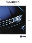 Saab 9000 CS CSE Prospekt USA 1993 258657 brochure GB prospectus catalogue PKW