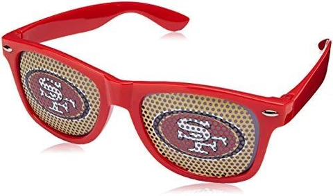 NFL Game Day Shades San Francisco 49ers Sunglasses - Adult One Size Cover