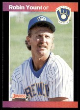 1989 Donruss 55 Robin Yount   Milwaukee Brewers  Baseball Card