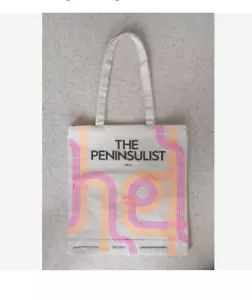 The Peninsulist Collectible Tote Bag No 17 - New - Picture 1 of 2