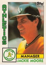 JACKIE MOORE 1984 TOPPS TRADED TIFFANY #81T