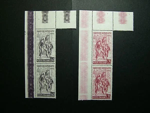 1960 ITALY 25+60 Lire Year Of The Refugee Pair ADF MNH - Picture 1 of 1
