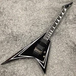 E-II by ESP SV BLACK mit WHITE STRIPES E-Gitarre aus Japan - Bild 1 von 8