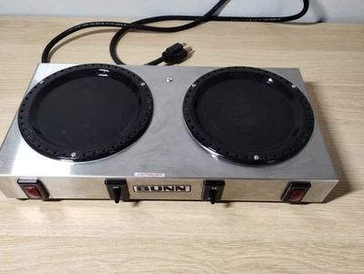 Estación de calentador de cafetera Bunn WX2 de doble quemador/excelente ligeramente usada Foto 1 de 3