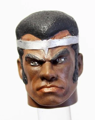 "Cabeza de figura de acción clásica pintada en 3D personalizada Luke Cage Power-Man MEGO 8"" tipo S" Foto 1 de 4