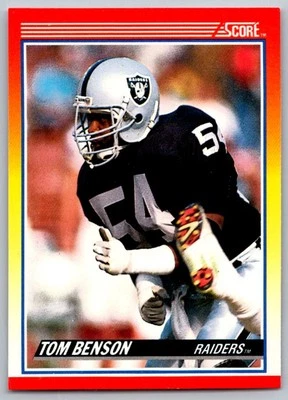 1990 Score Tom Benson Rookie Los Angeles Raiders #223 - Image 1 of 2