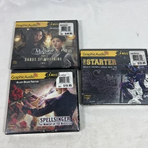 Graphic Audio Lot Mistborn, Spellsinger, The Starter All Sealed - Bild 1 von 2