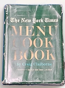 Vintage The New York Times MENU COOK BOOK by Craig Claiborne 1966 First Edition - Foto 1 di 4