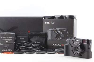 [Top MINT w/ Box Hood] Fujifilm X100S Limited Edition Black Compact Camera JAPAN - Image 1 of 4