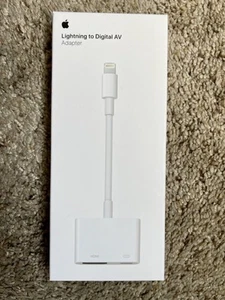 Genuine Apple Lightning to Digital AV Adapter (model MW2P3AM/A) HDMI & USB-C - Afbeelding 1 van 2