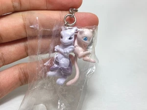 Mewtwo, Mew(H1.5")Pokemon Monster Banpresto 2005 Keychain Collection Figure Toy. - Picture 1 of 5