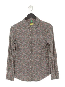 United Colors Of Benetton Women's Blouse S Blue 100% Cotton Basic - Picture 1 of 6