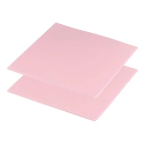 2 Pcs Thermal Pads 100x100x2mm for CPU GPU M.2 SSD NVMe Pink - Afbeelding 1 van 7