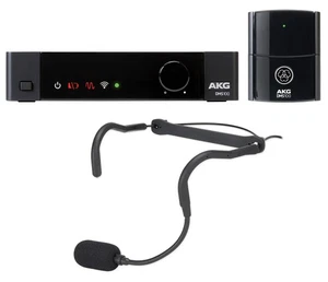 Samson QEX Fitness Headset Microphone Mic+AKG Digital Bodypack Yoga/Spin/Pilates - Picture 1 of 11