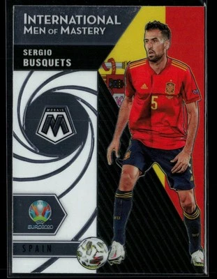 2020 Panini Mosaic UEFA EURO 2020 Intl Men of Mastery #37 Sergio Busquets - Image 1 of 2