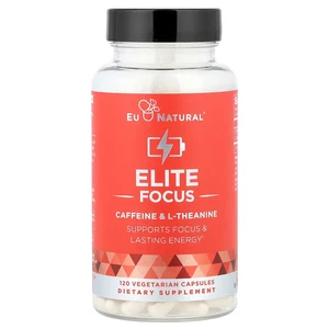 Eu Natural, Elite Focus, cafeína y L-teanina, 120 cápsulas, caducidad: 04/2027 - Imagen 1 de 2
