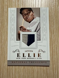 2014 National Treasures Elston Howard Ellie Game Used Jersey 2-color Patch /25 - Picture 1 of 2