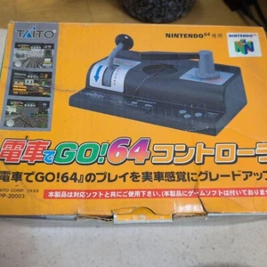 Densha De Go 64 Controller & Vrs & Cassete Set Nintendo Train Game Japan W/ Box - Picture 1 of 5