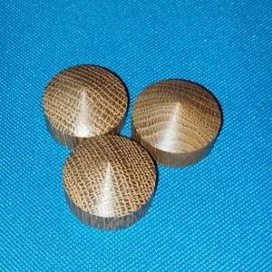 Pies de aislamiento de vibraciones de cono de roble para equipos Hi-Fi. Talla mediana.(3) 30mm. - Imagen 1 de 3