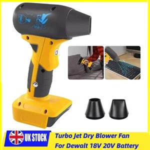 Ventilatore Soffiatore Turbo Jet Dry 130000RPM per Soffiatore a Batteria Dewalt 18/20V Senza Fili - Foto 1 di 20