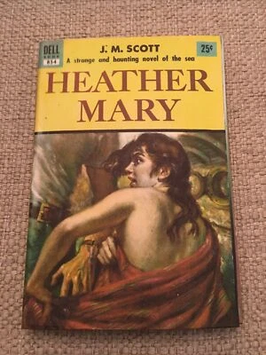 Vintage Book Cover Puzzle Stocking Stuffer Vintage DELL BOOK #854 PB Handmade - Image 1 of 4