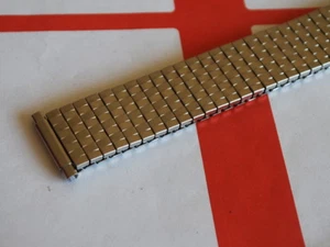 Correa de reloj de expansión vintage de acero inoxidable de 18 mm a 22 mm para hombre - Imagen 1 de 1