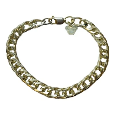 Disney Sterling 925 Silver Limited Edition Curb Link Charm Bracelet 7.5 in - Image 1 of 4