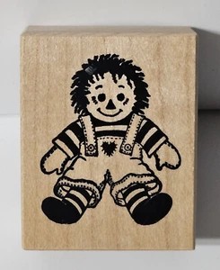 PSX Wood Mounted Rubber Stamp - Raggedy Ann - Picture 1 of 2