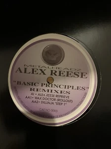 Alex Reece Basic Principles Remixes Metalheadz Drum n Bass VG+ - Picture 1 of 4