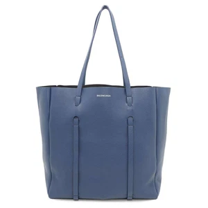 BALENCIAGA Everyday Tote Size S Leather Blue 475199 - Picture 1 of 17
