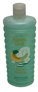 Avon Cucumber Melon Bubble Bath Bain-mousse 24 Ounces NEW OLD STOCK NOS - Picture 1 of 2